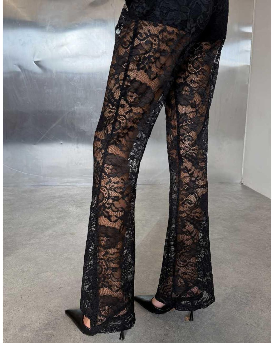 Never Fully Dressed Gray Lace