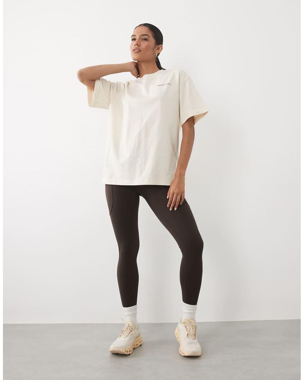 Sweaty Betty Natural British Heritage Graphic T-shirt