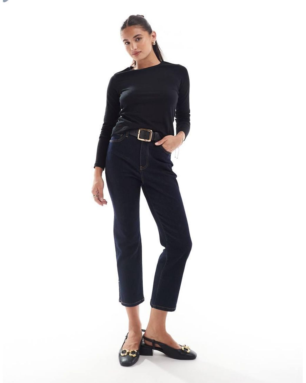 ASOS Black Ultimate Slim Fit T-shirt With Long Sleeves
