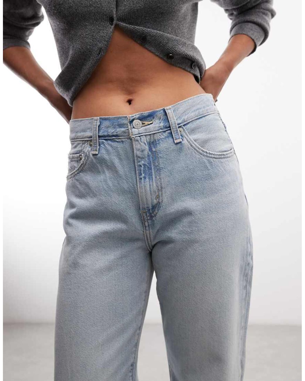 Levi's Blue Easy Dad Jeans