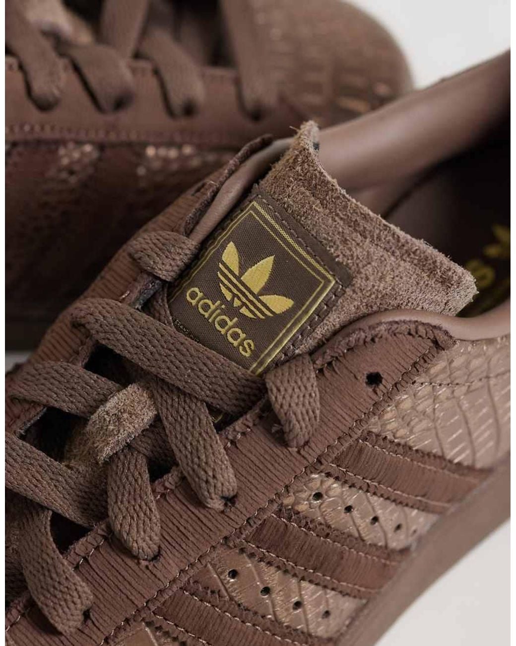 Adidas Originals Brown Superstar Ii Trainers