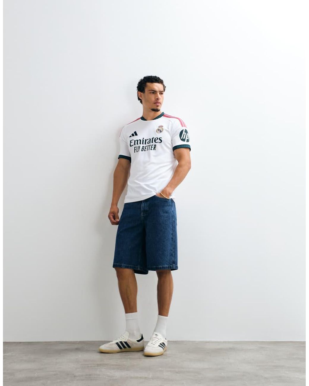 Adidas Originals White Adidas Football Real Madrid 26/27 Home Shirt for men