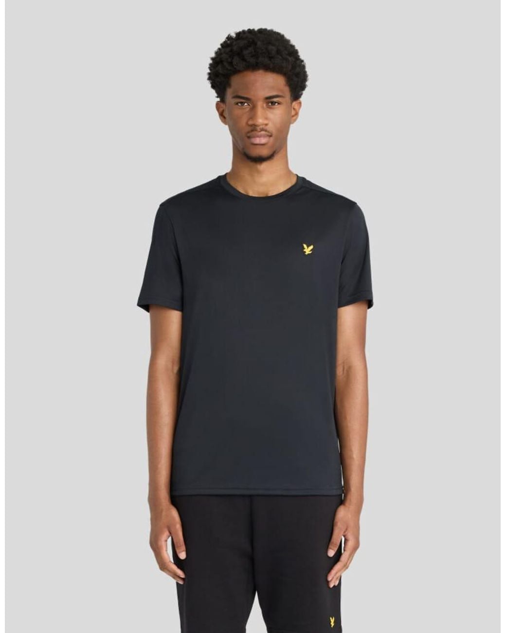 Lyle & Scott Blue Ss T-Shirts Set-In Short Sleeve T-Shirt for men