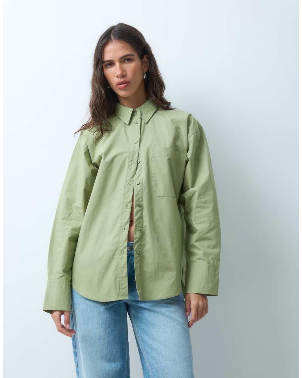 ASOS Green Classic Cotton Shirt