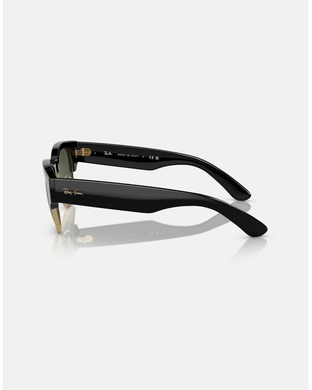 Ray-Ban Green Clubmaster Mega Sunglasses With Lens