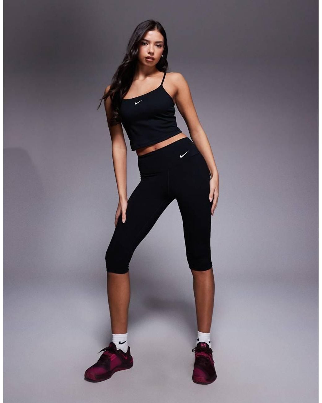Nike Black Nike One Training Dri-Fit Bra Tank Top