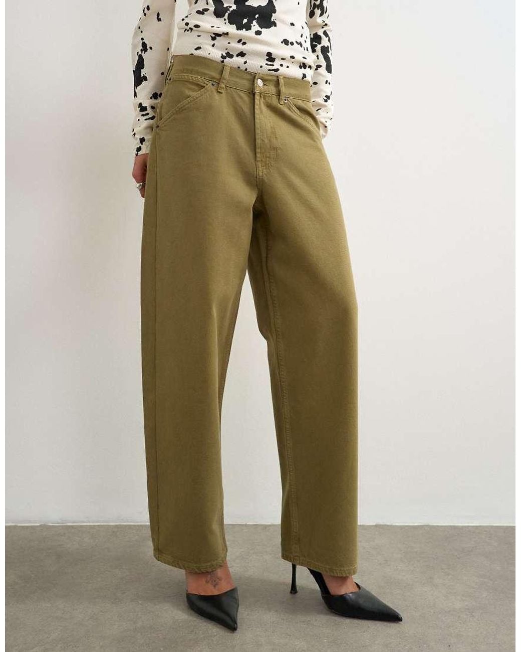 TOPSHOP Natural Dilan baggy Low Rise Jean