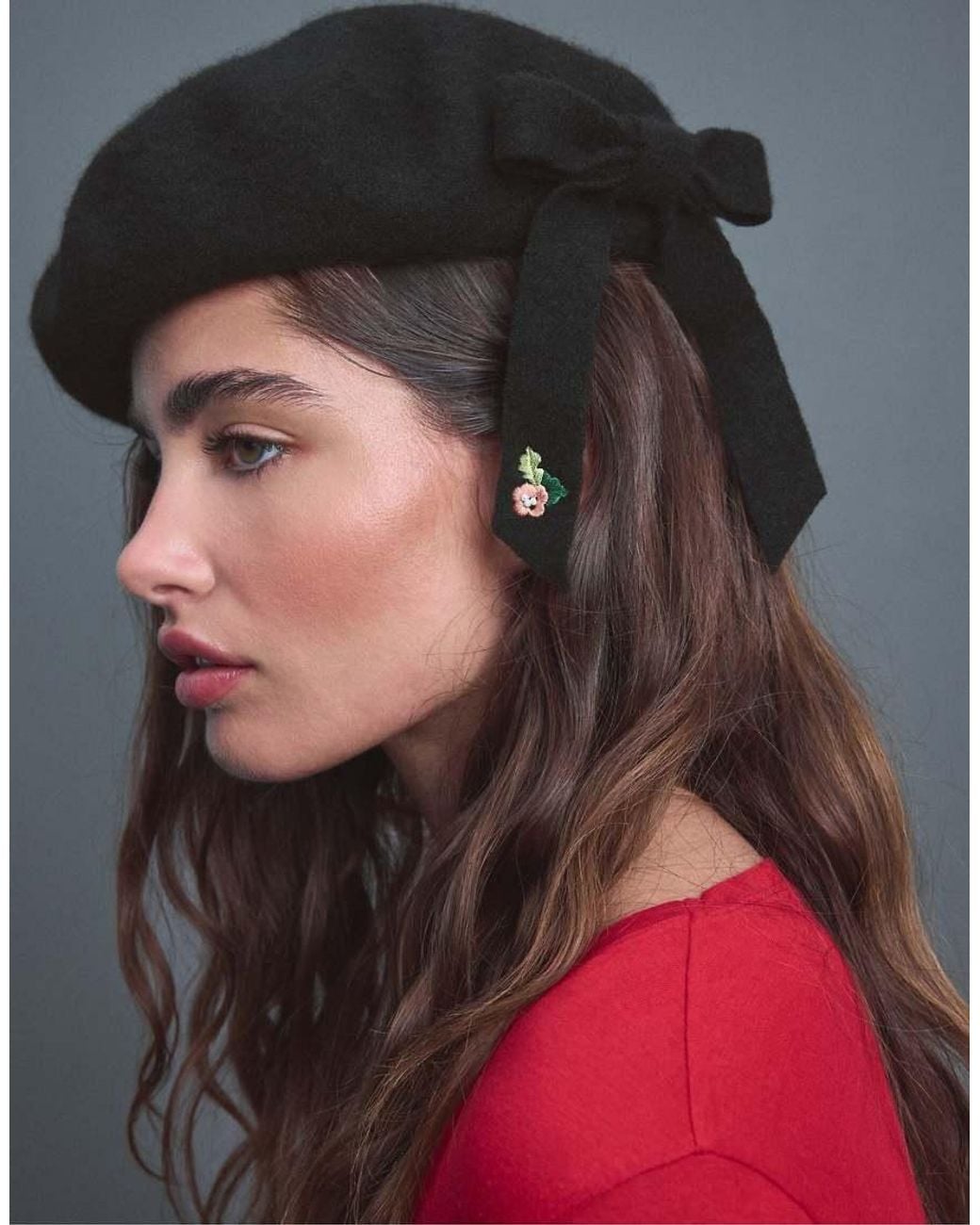 Basco Con Fiocco di Stradivarius in Black