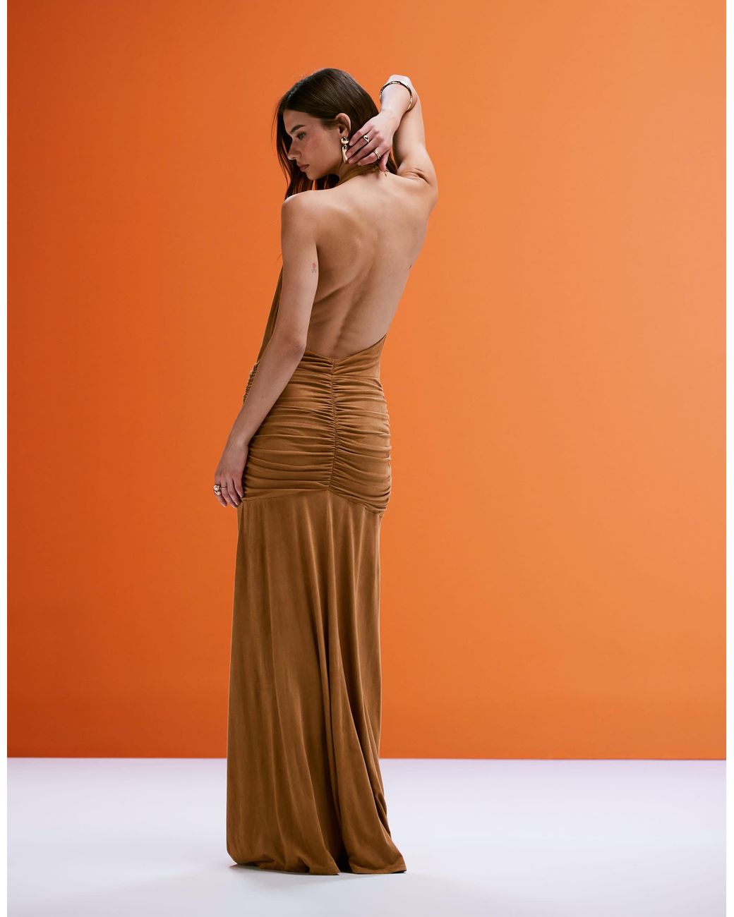 maxi dress couture Summer Stunner Cut-out Chiffon Maxi Dress Red