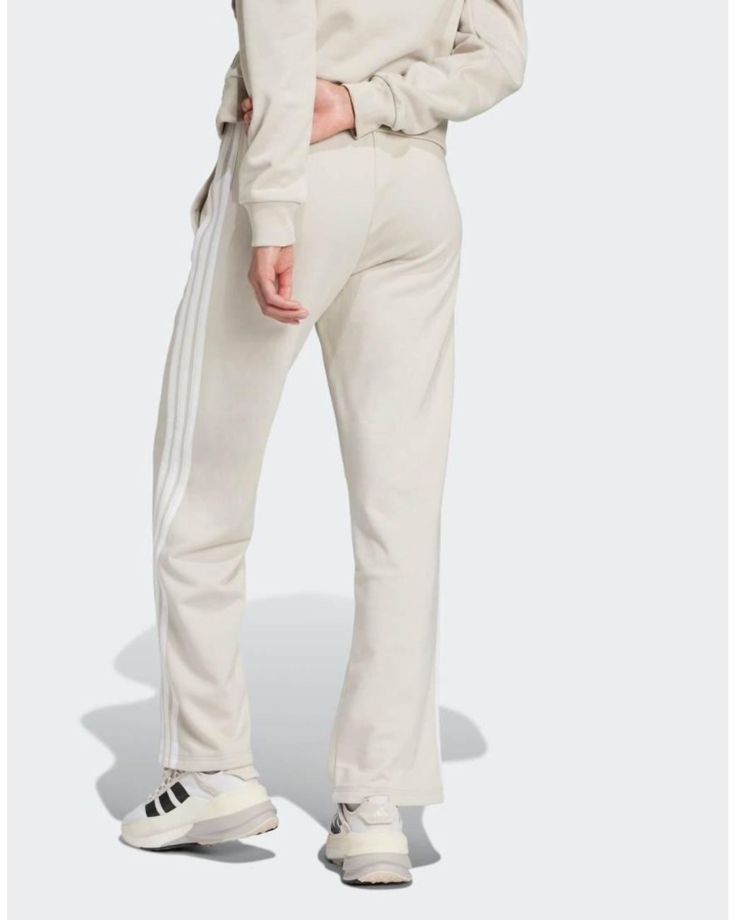 Adidas Originals Natural Essentials 3-Stripes Open Hem French Terry Pants