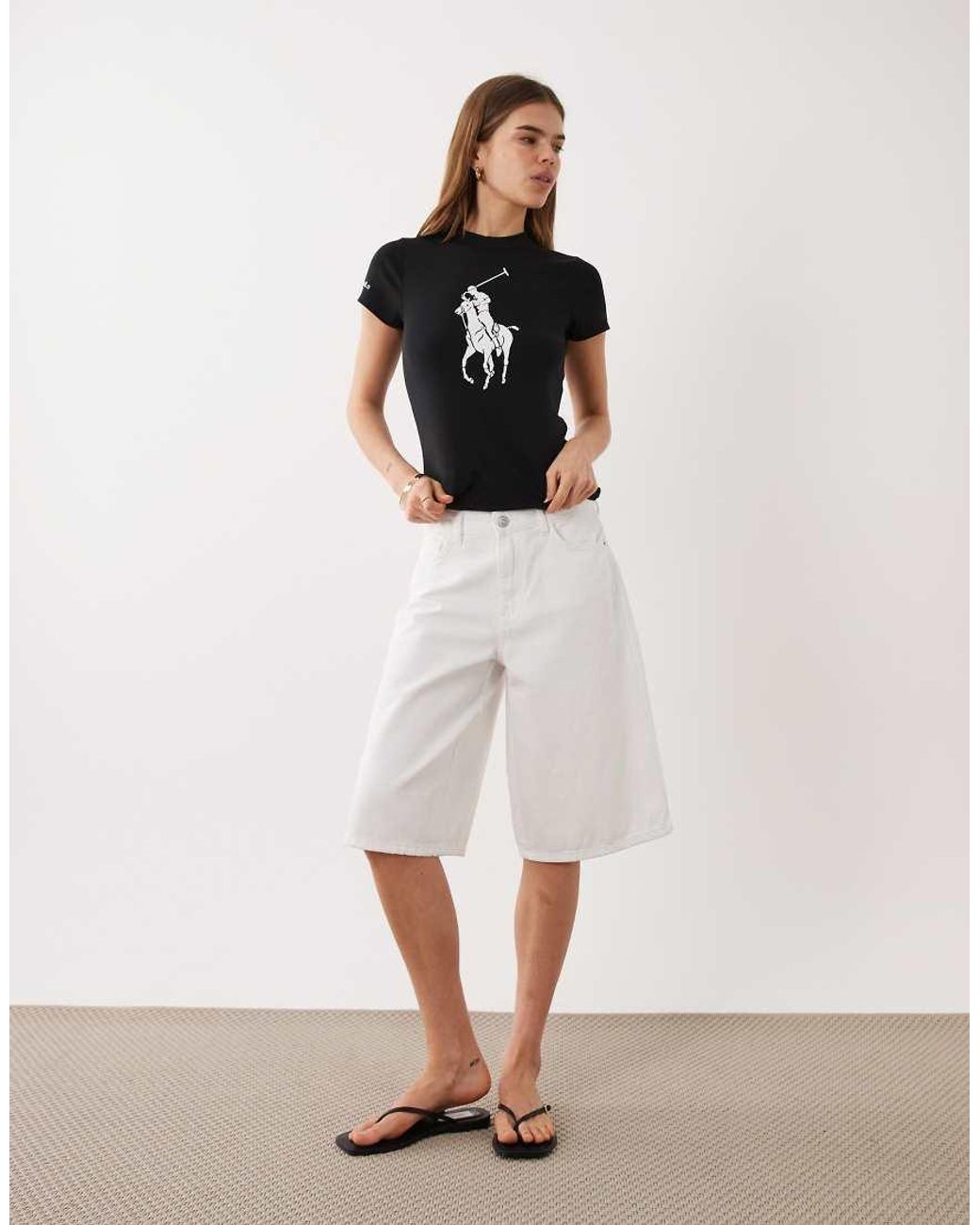 Polo Ralph Lauren Black Large Icon Logo Short Sleeve T-shirt