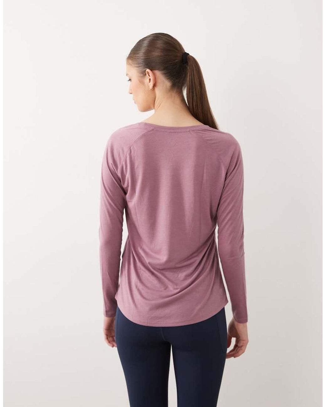 Dare 2b Pink Lightweight Quick-Dry Serenity Long Sleeved T-Shirt