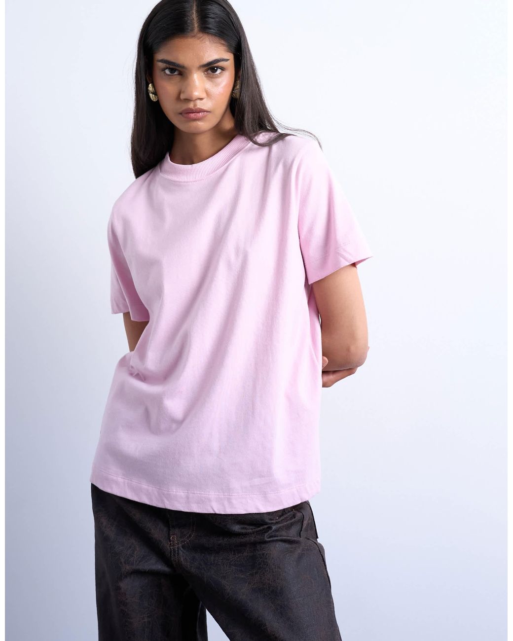 TOPSHOP Purple Classic Tee