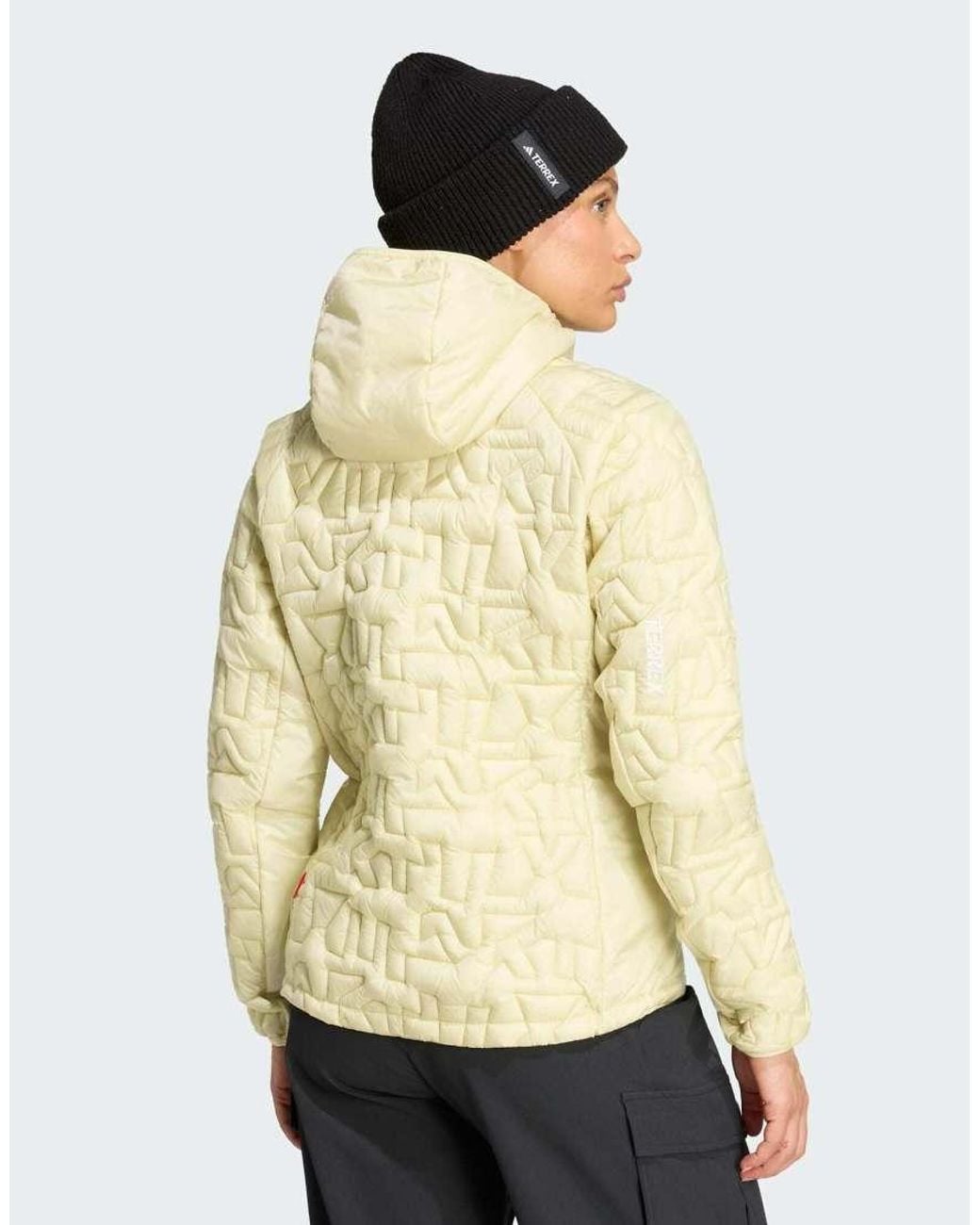 Adidas Originals Natural Terrex Xperior Primaloft Loose Fill Insulated Hooded Jacket