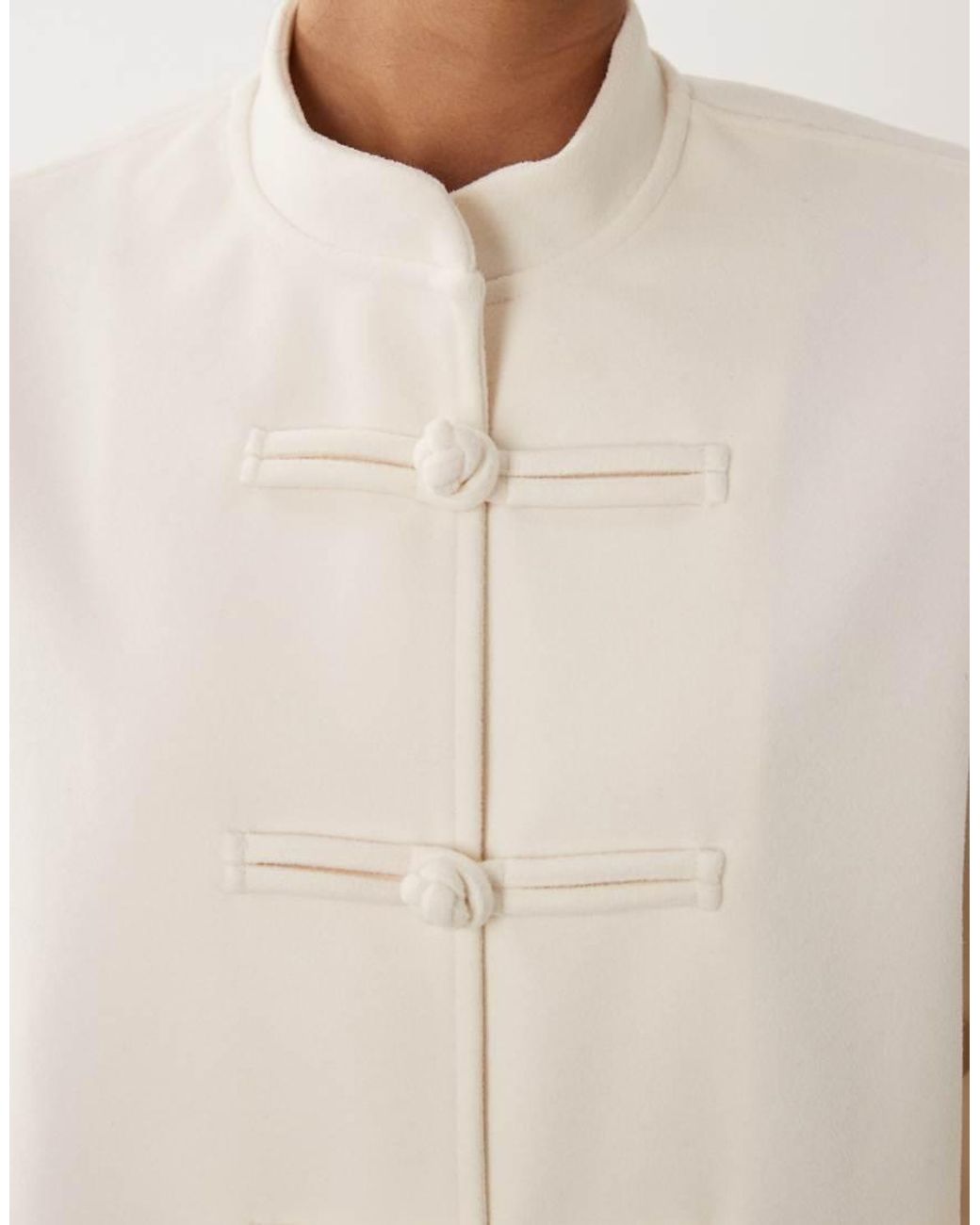 Gina Tricot Natural Button Through Jacket