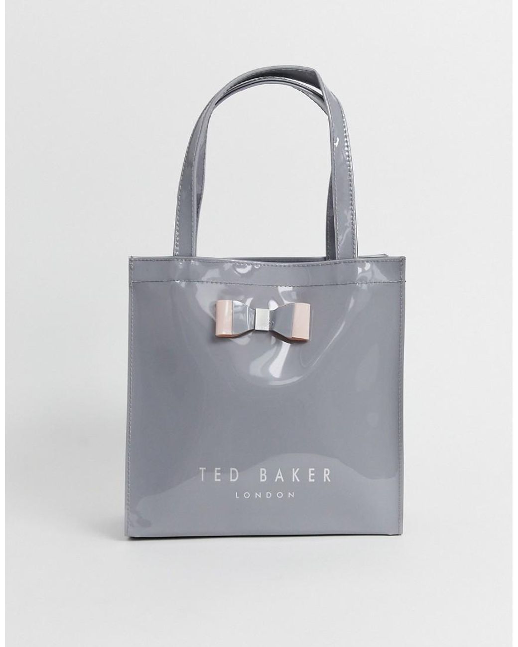 Ted Baker Large Icon Bag in Light Gray (Gray) Save 35 Lyst