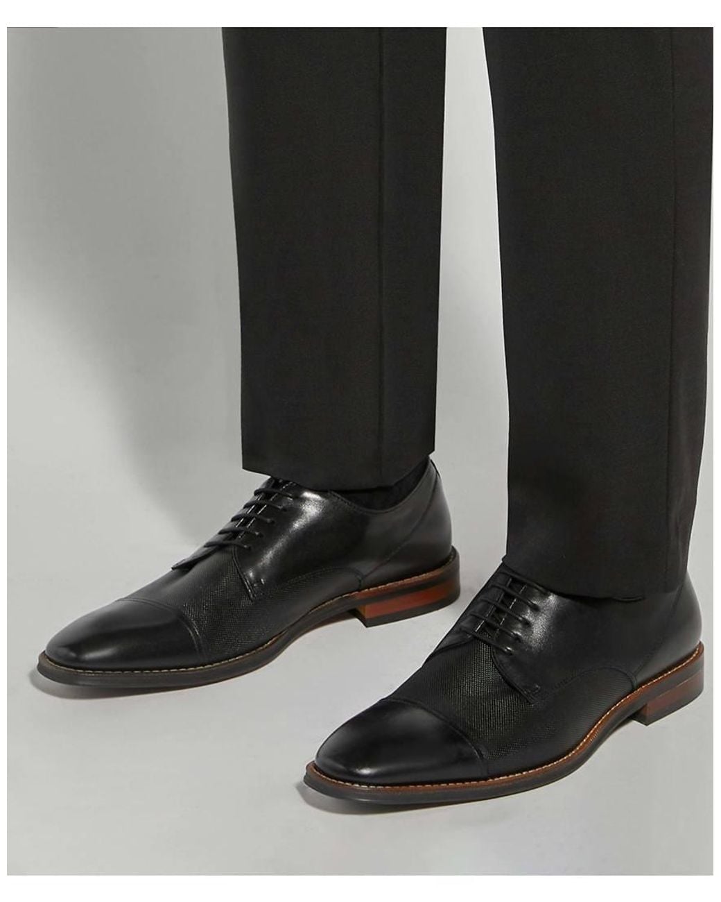 Dune Black Stones Derby Shoes for men