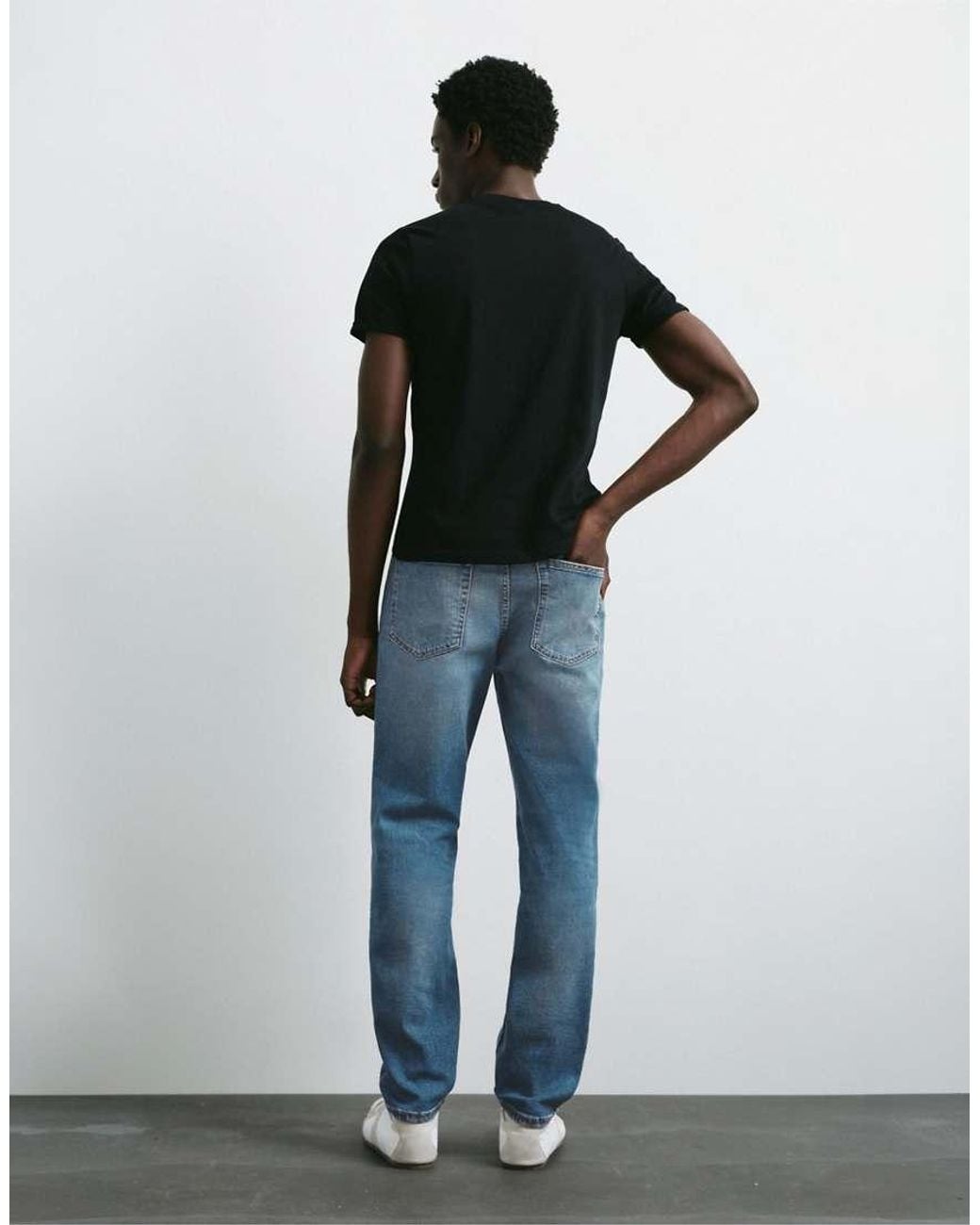 Pull&Bear Blue Slim Fit Jeans for men