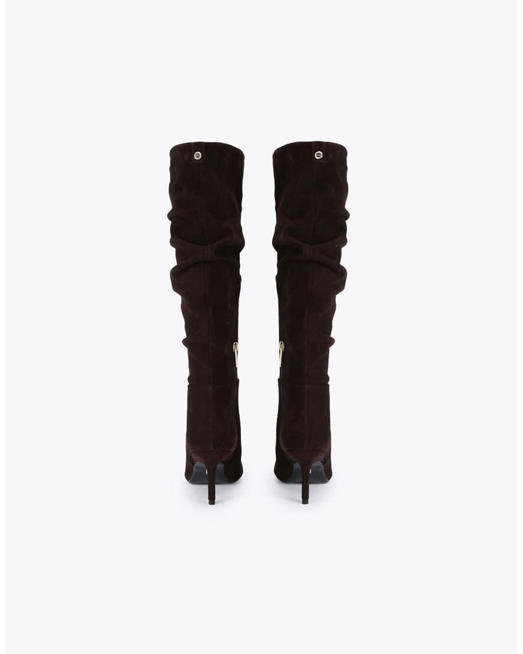 Carvela Kurt Geiger Black Spirit Slouch Knee Boots