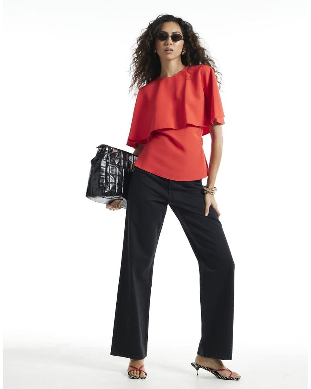 River Island Red Cape T-Shirt