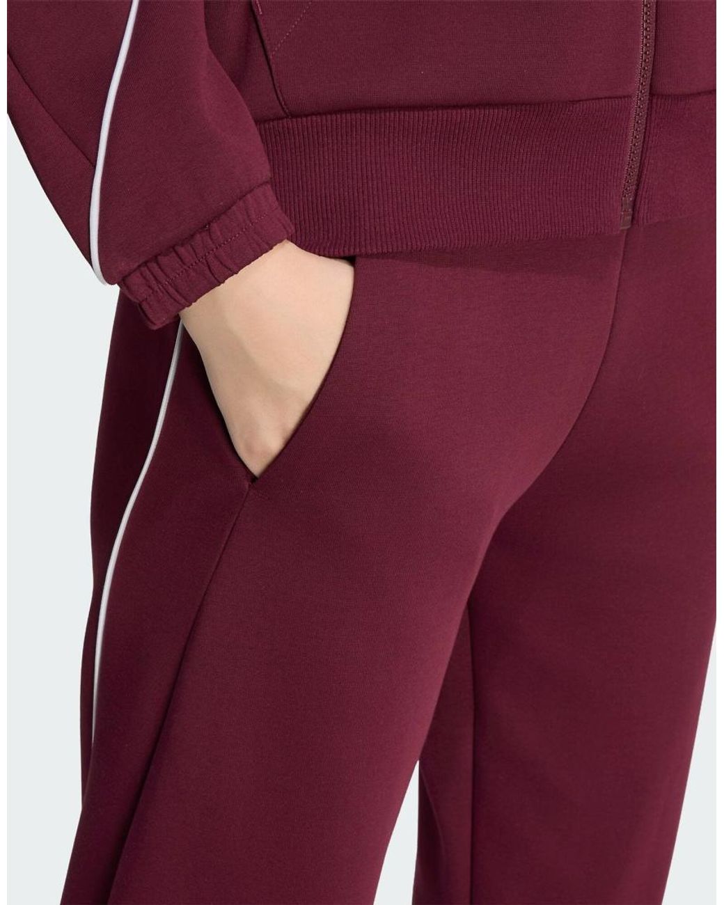 Adidas Originals Red Stadium Small Logo Pant