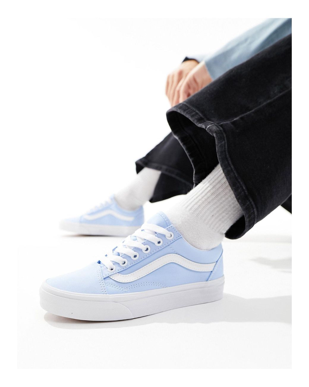 Vans azzurre best sale pastello