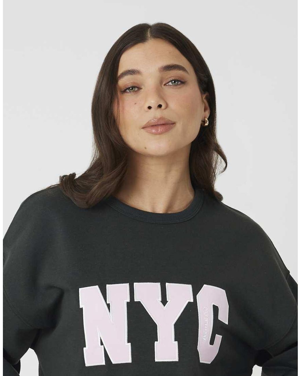 Brave Soul Green Slogan Crew Neck Sweatshirt