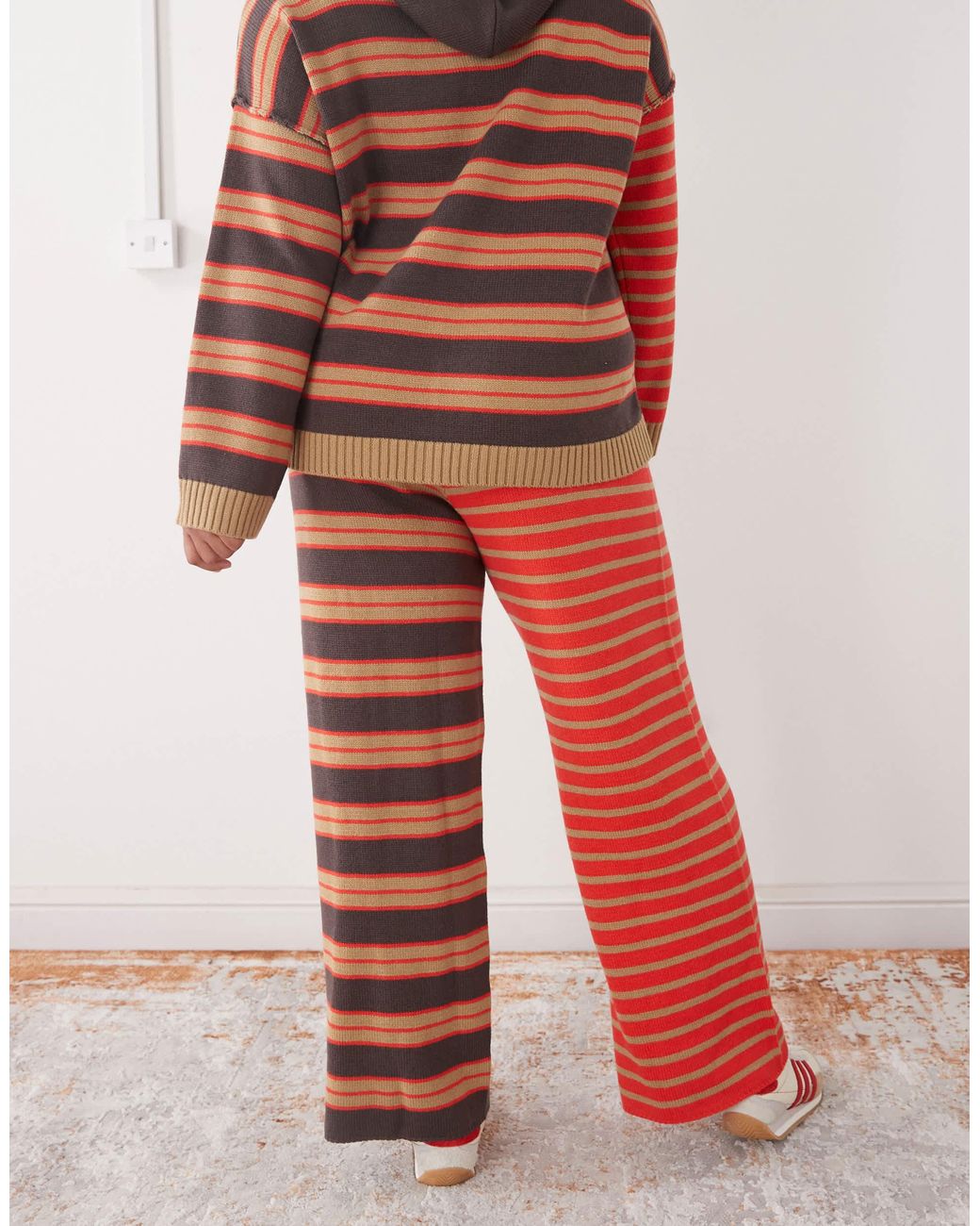 Plus - pantalon Collusion en coloris White
