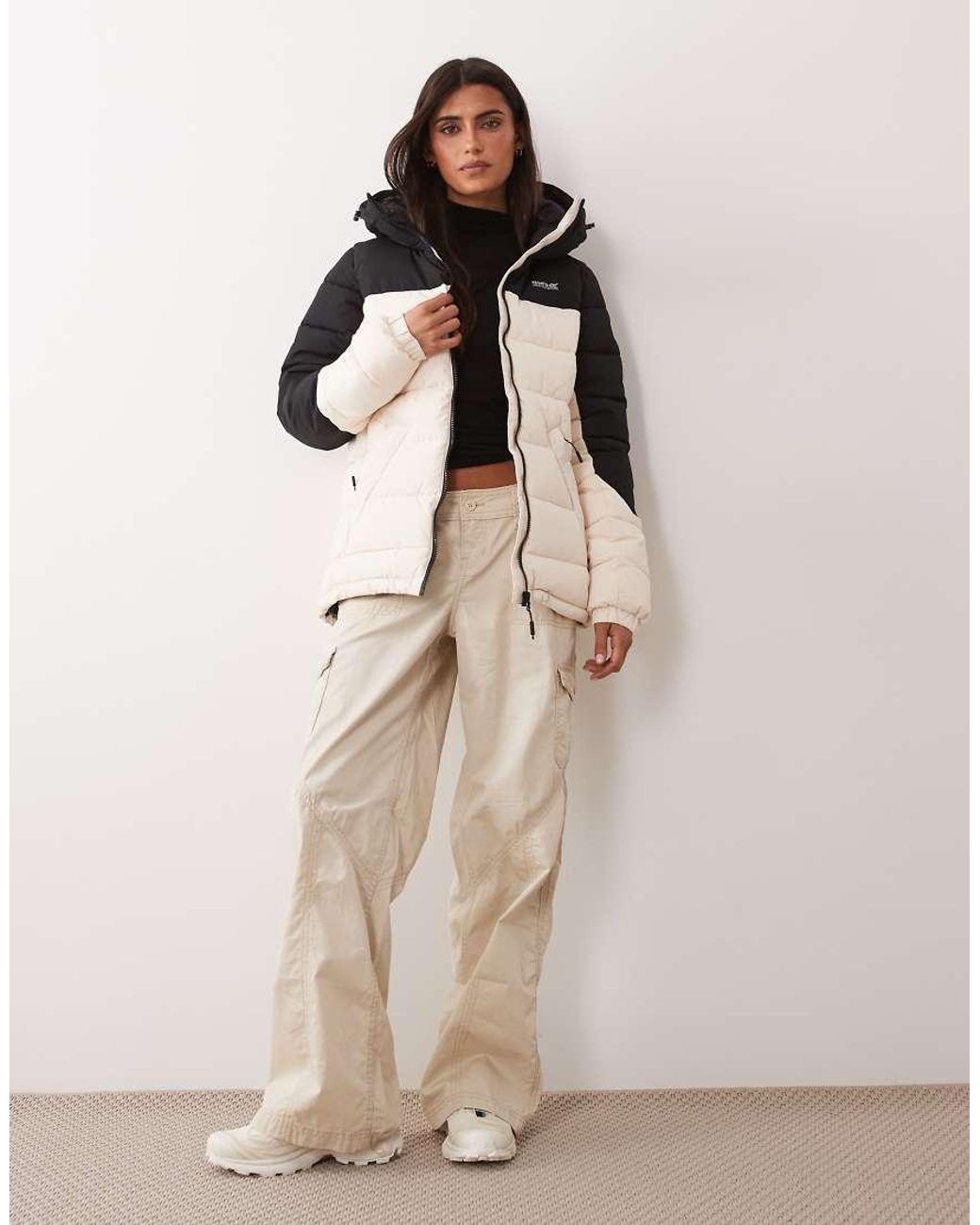 Regatta Natural Hooded Aldthorn Padded Jacket