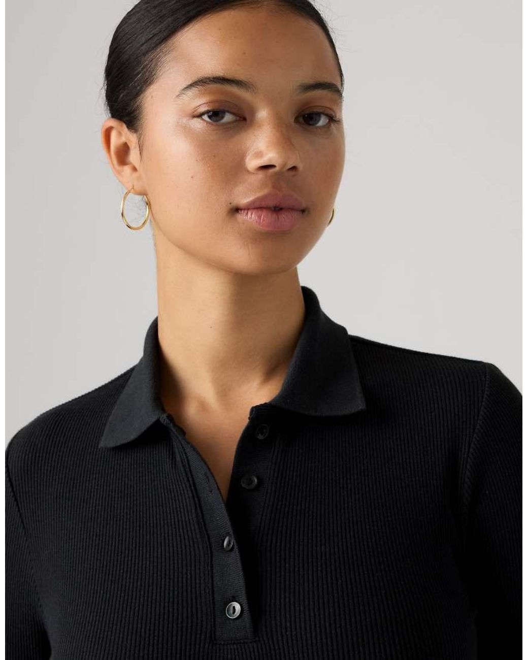 Levi's Blue Rory Long-Sleeve Polo