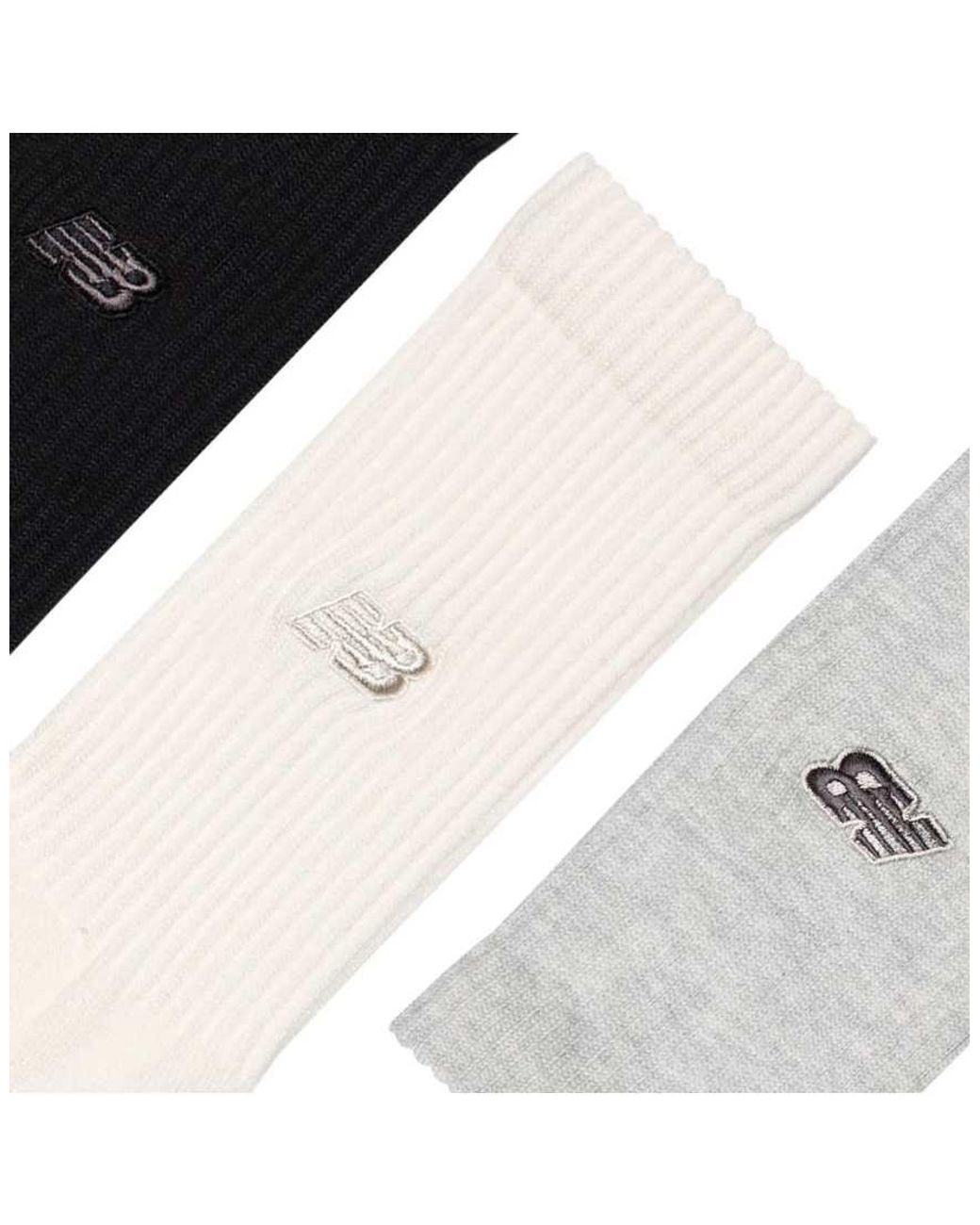 New Balance Black Active Premium Crew 3 Pack
