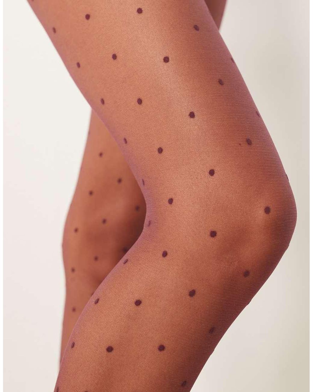 ASOS Blue Mini Dot Pattern Tights