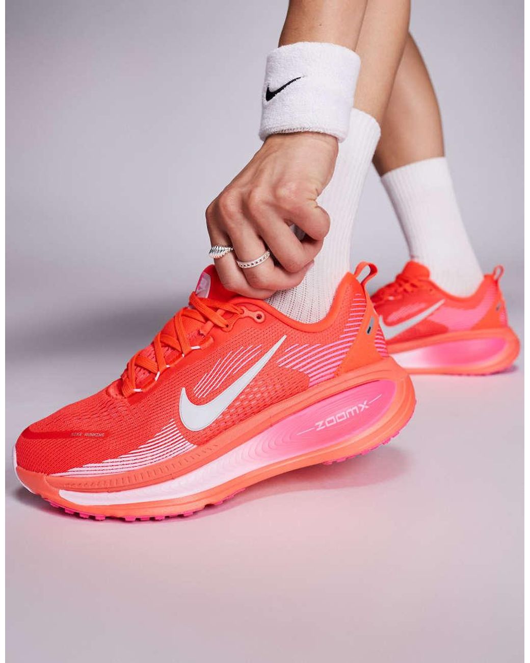 Nike Pink Vomero 18 Trainers