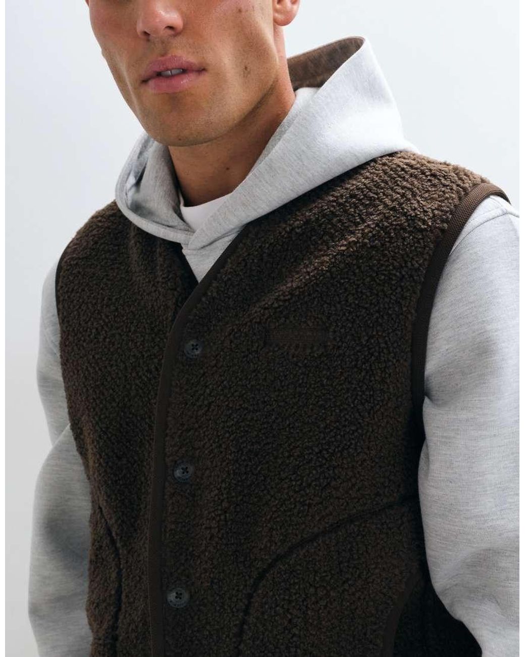 Chaleco Marrón Napapijri de hombre de color White