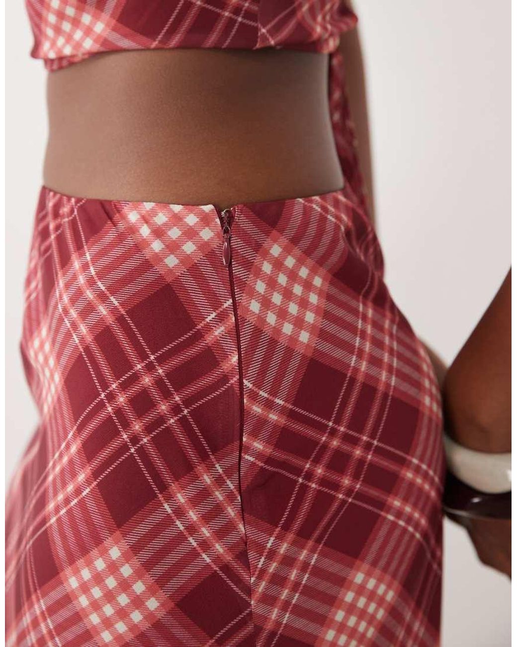 The Frolic Red Exclusive Maxi Skirt