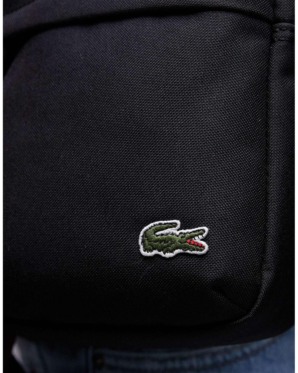 Lacoste – reporter-umhängetasche in Black für Herren