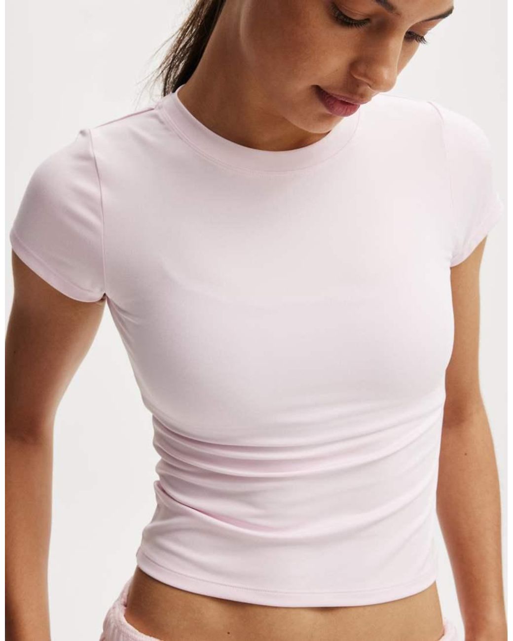 Cotton On White Ultra Soft Fitted Tshirt