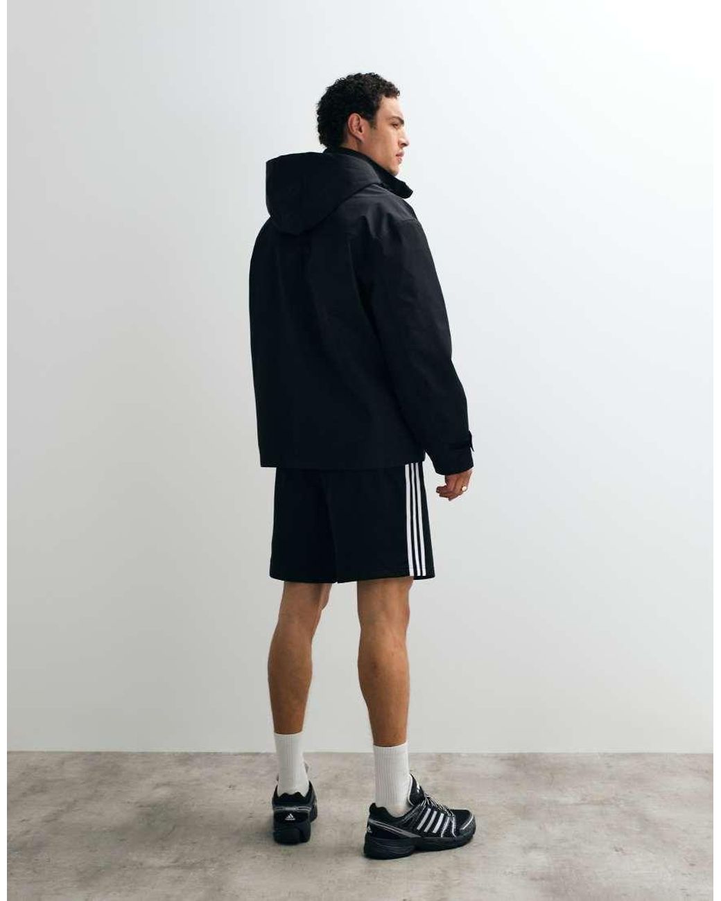 ASOS Black Stormmax Water Repellent Utility Parka for men