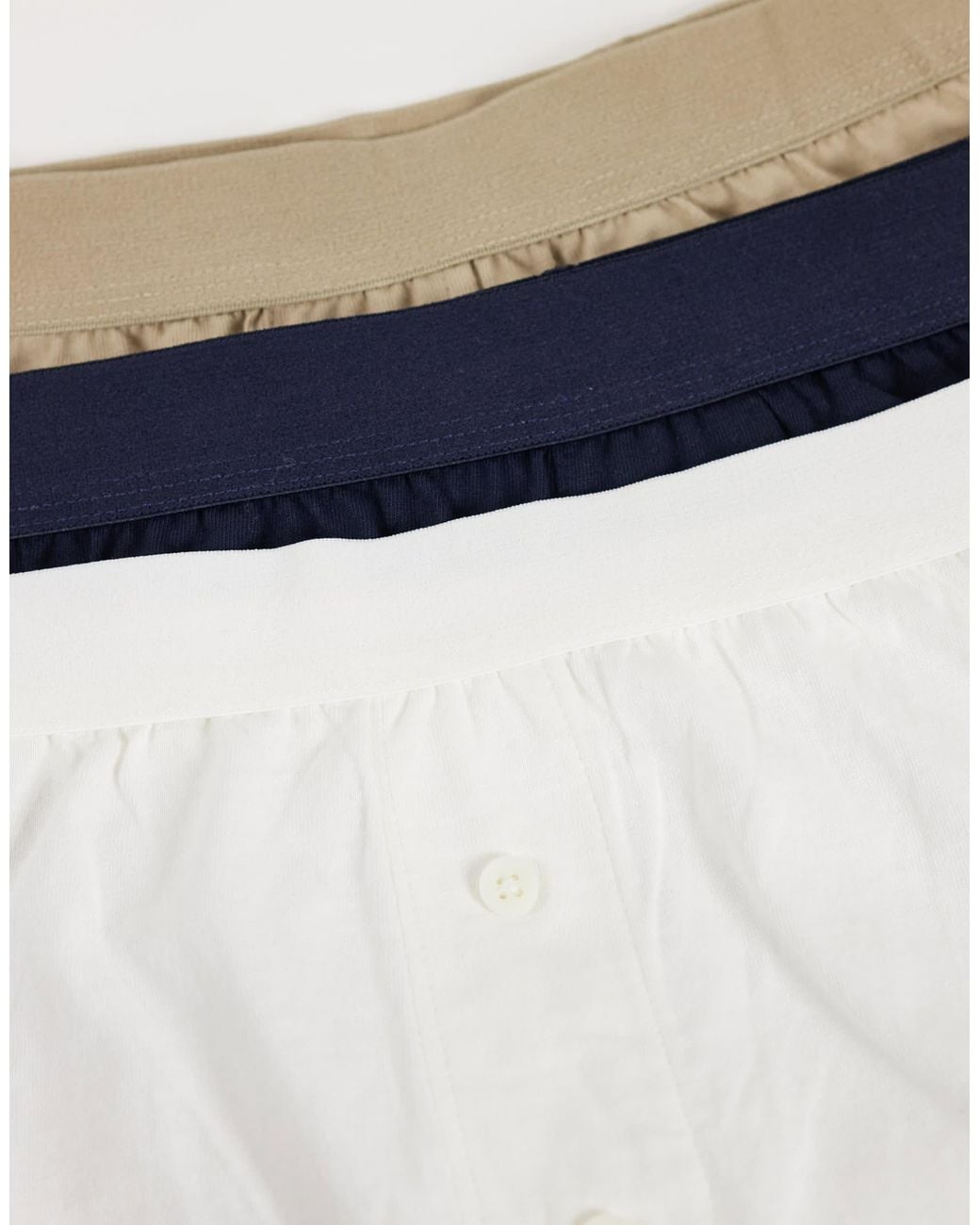 ASOS 3 Pack Boxers in Blue for Men | Lyst