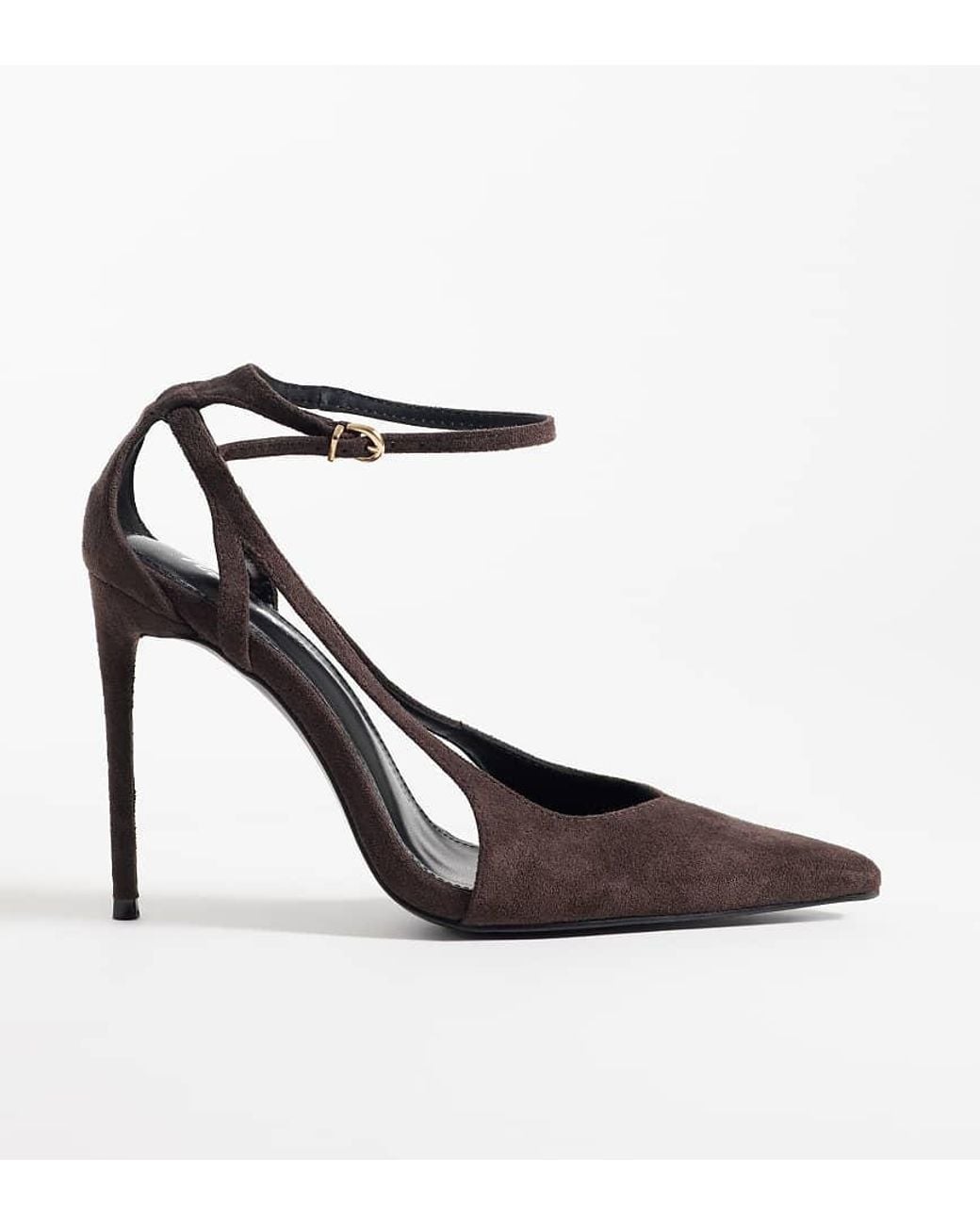 Public Desire White Allegedly Heeled Pumps