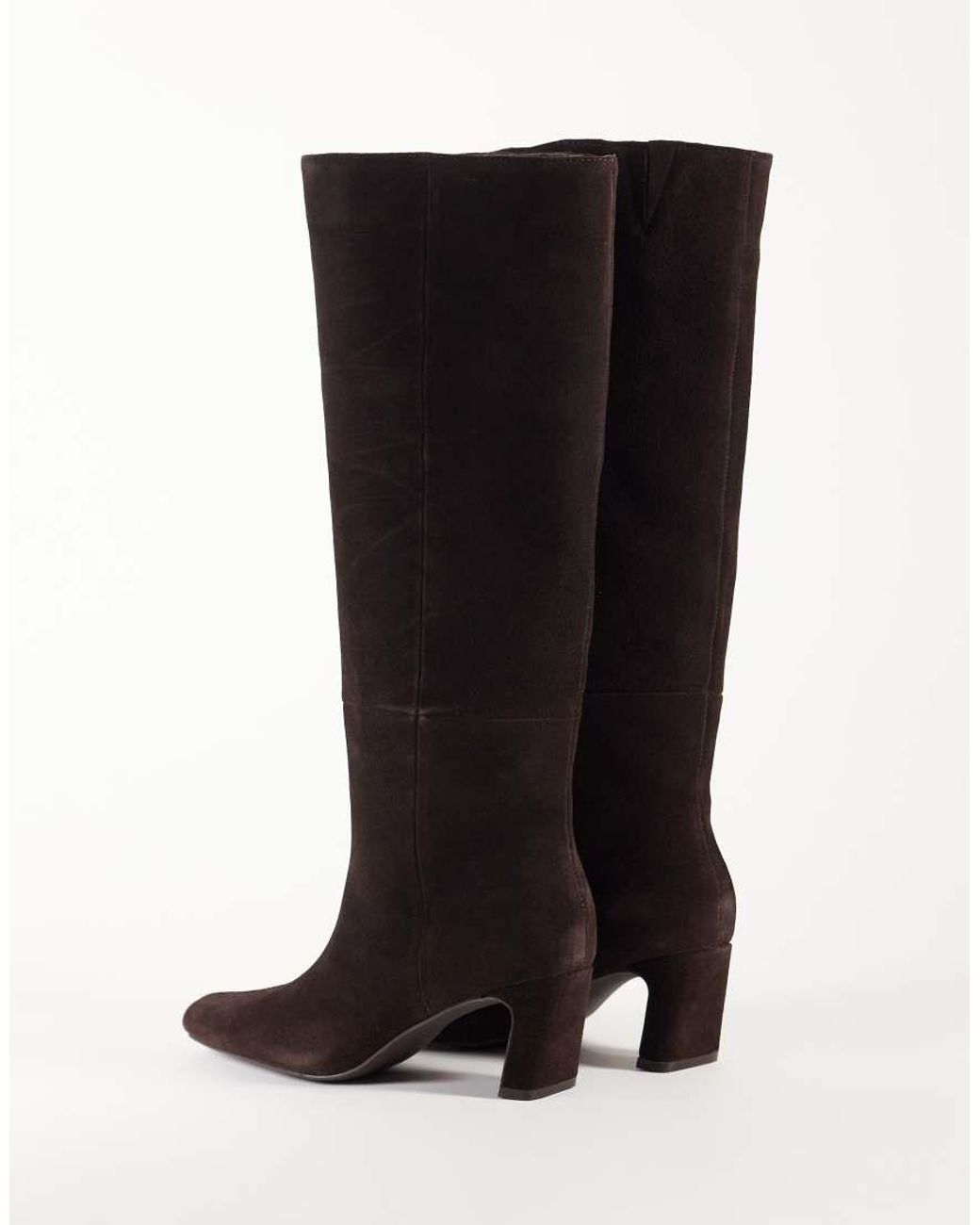 Nobody's Child Brown Ottilie Real Suede Knee High Boots