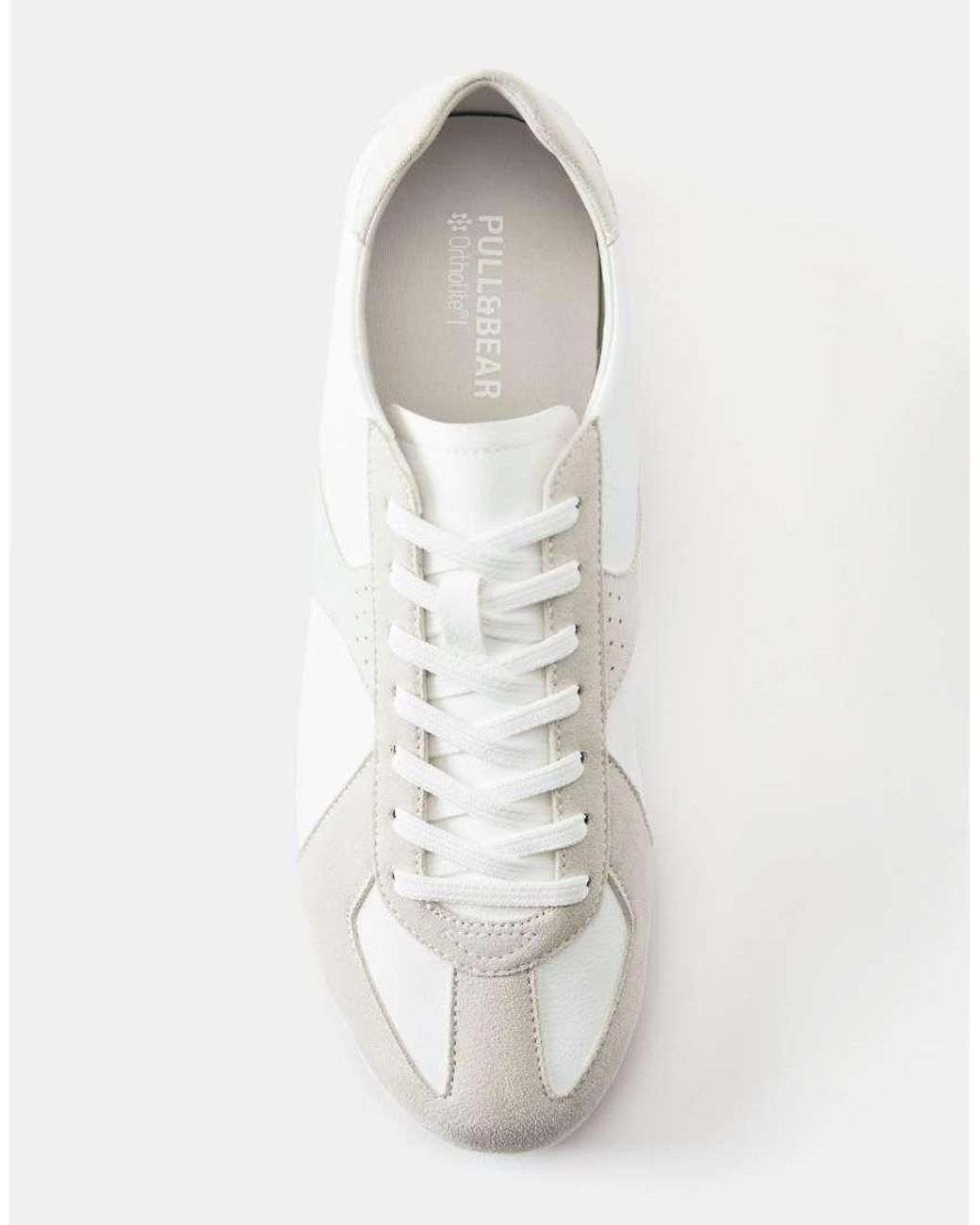 Pull&Bear White Casual Trainers for men
