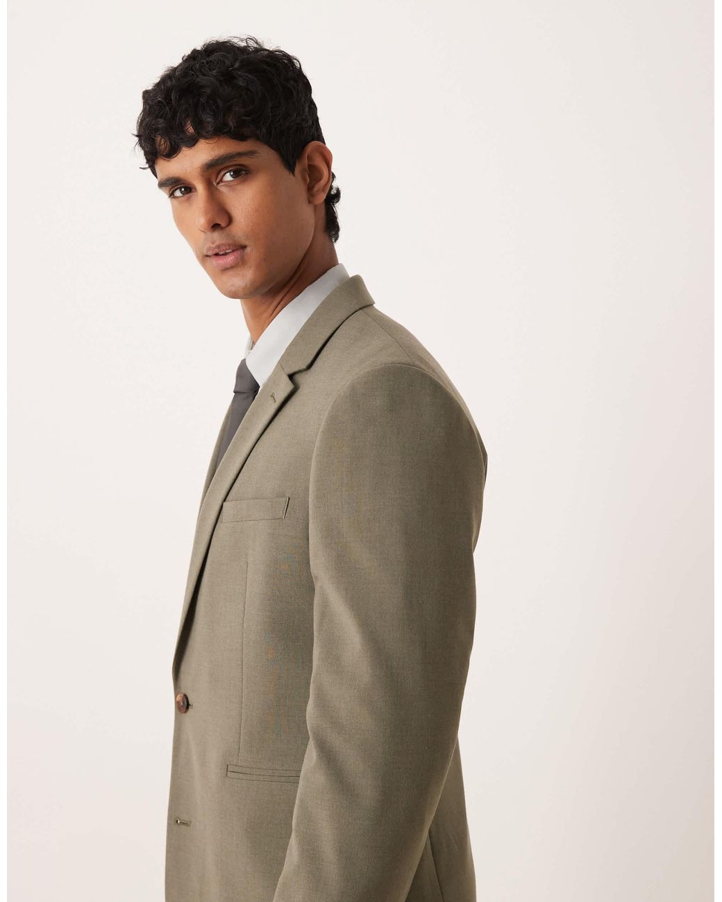 Veste ASOS pour homme en coloris Natural