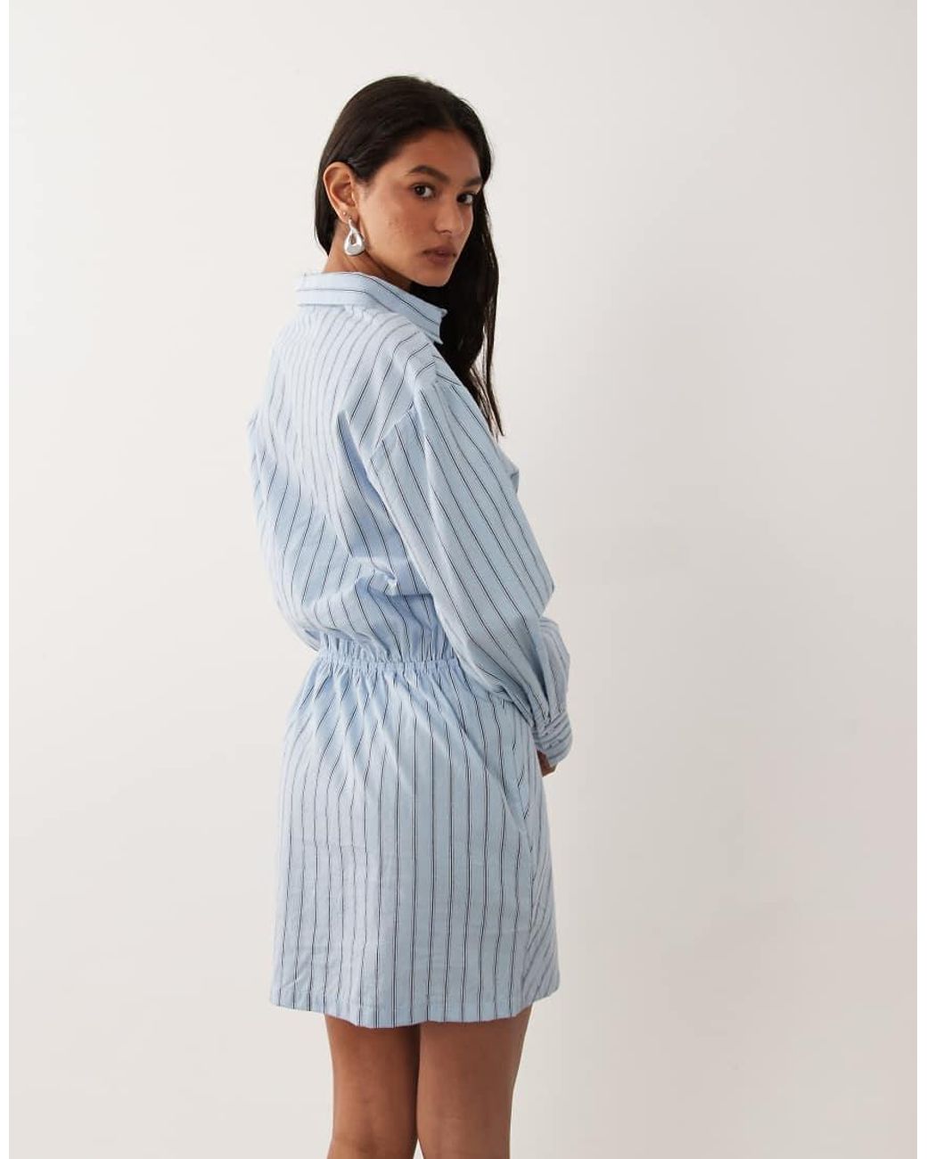 Cotton On Blue Shirt Mini Dress
