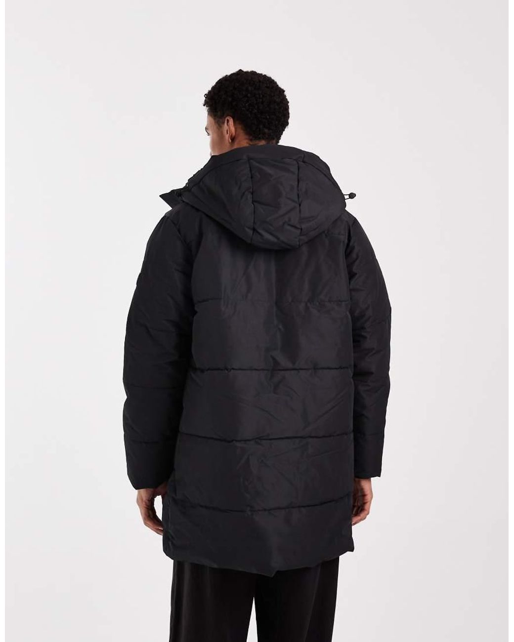 Only & Sons Blue Padded Parka for men
