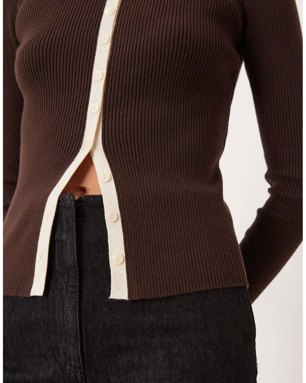 Abercrombie & Fitch Black – schulterfreies oberteil