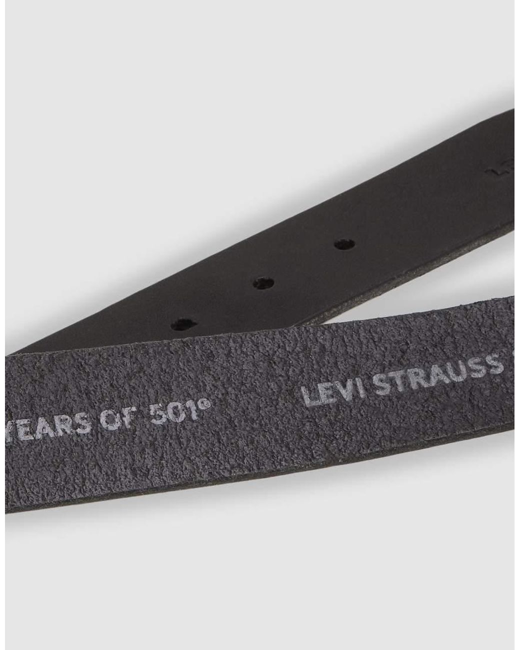 Levi's Black Heritage Belt for men