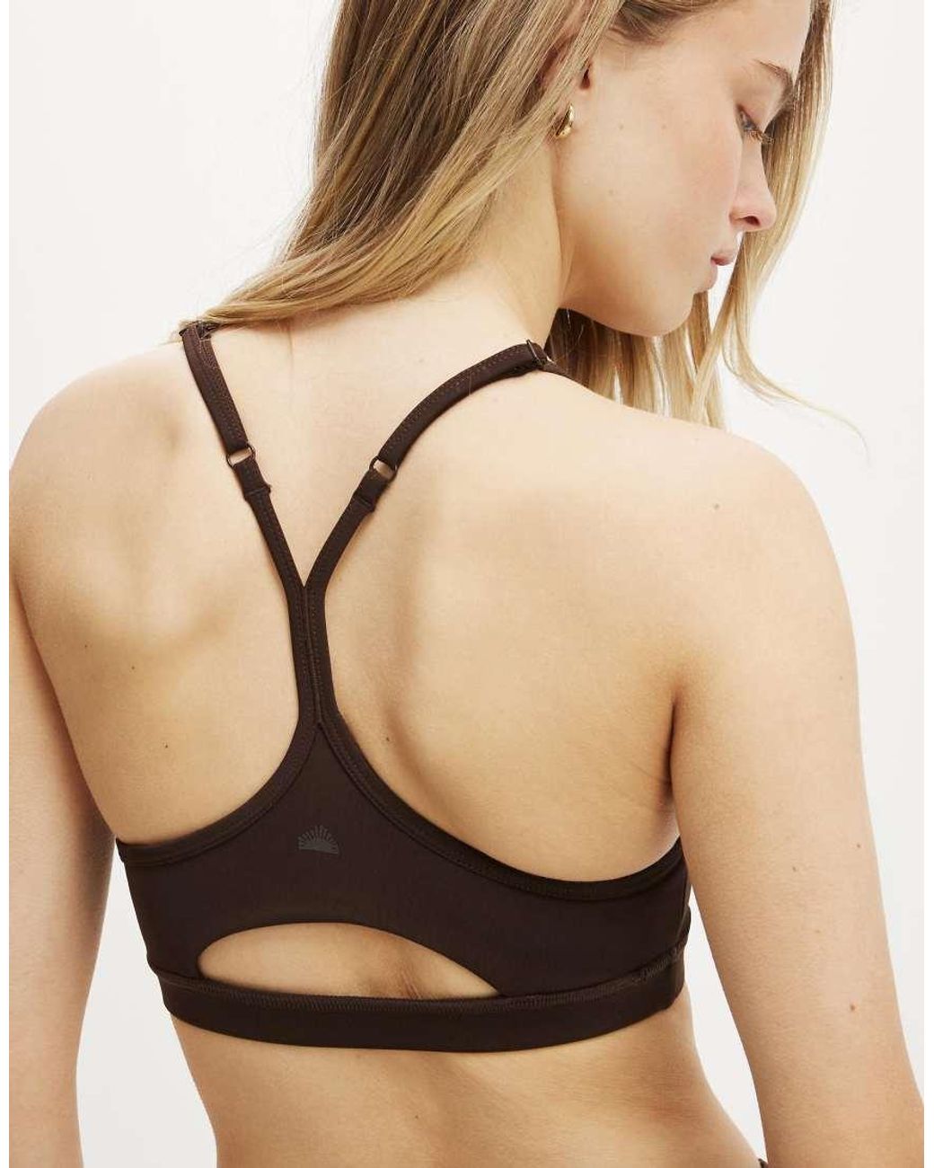 Cotton On Brown 365 Keyhole Crop