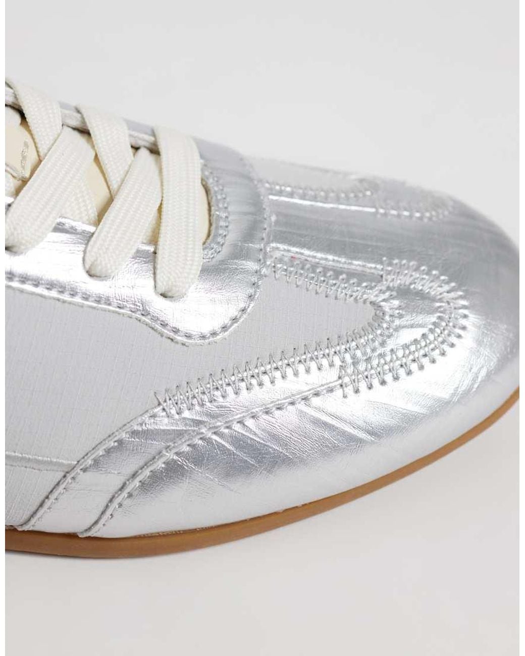 ASOS White Panelled Retro Sneakers for men