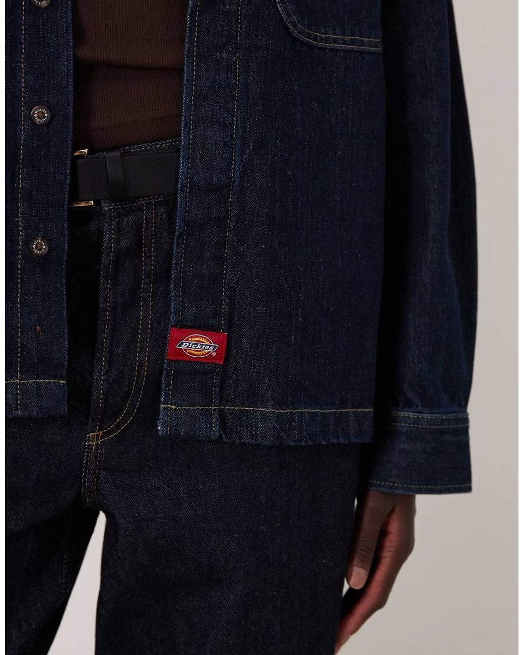 Dickies Blue Mechanic Oversized Denim Shirt